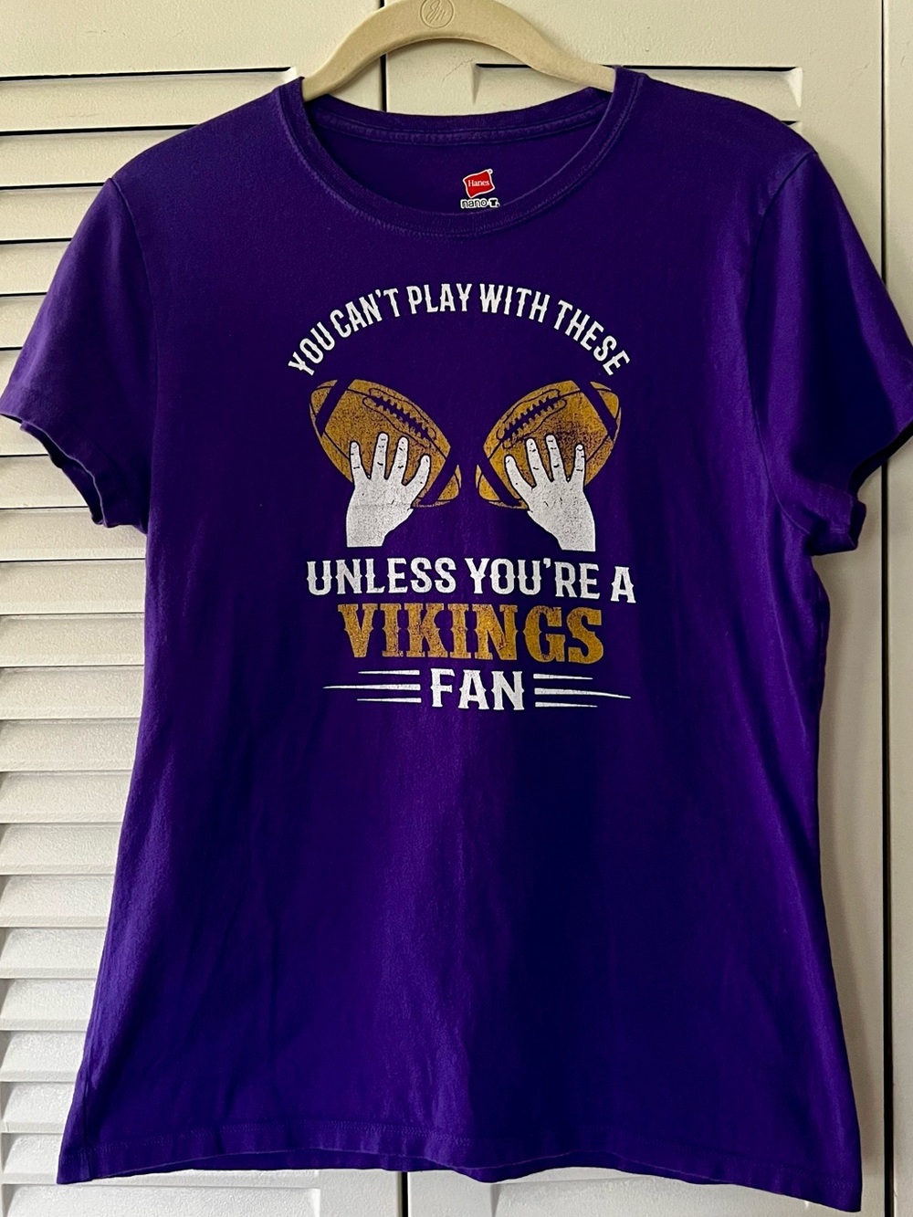 Vintage MN Vikings Football Purple Graphic Tee